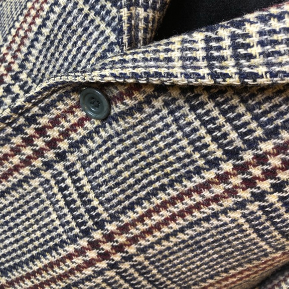 The Andover Plaid Oversized Unisex Blazer Large - Picture 8 of 11